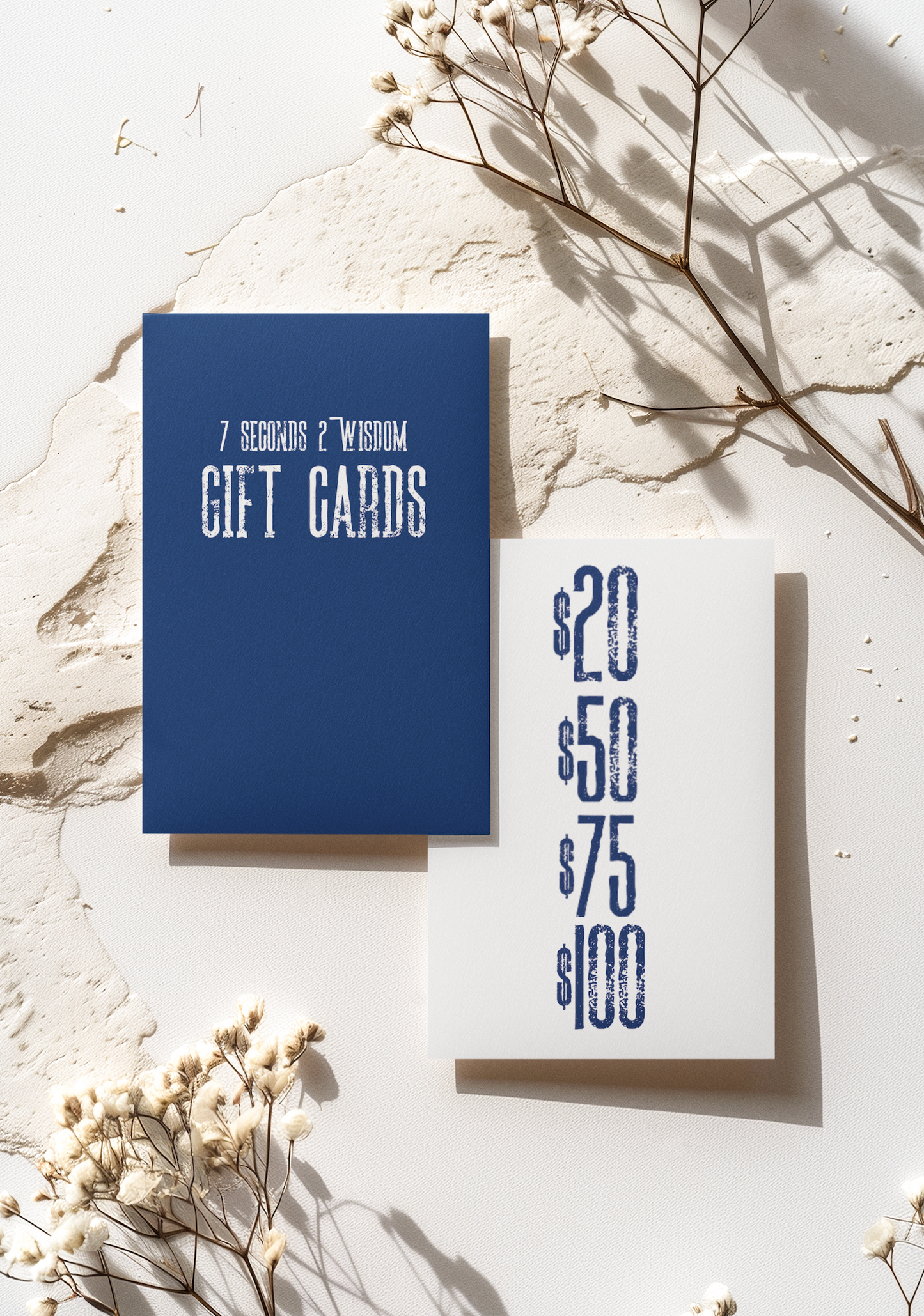 7 Seconds 2 Wisdom Gift Card