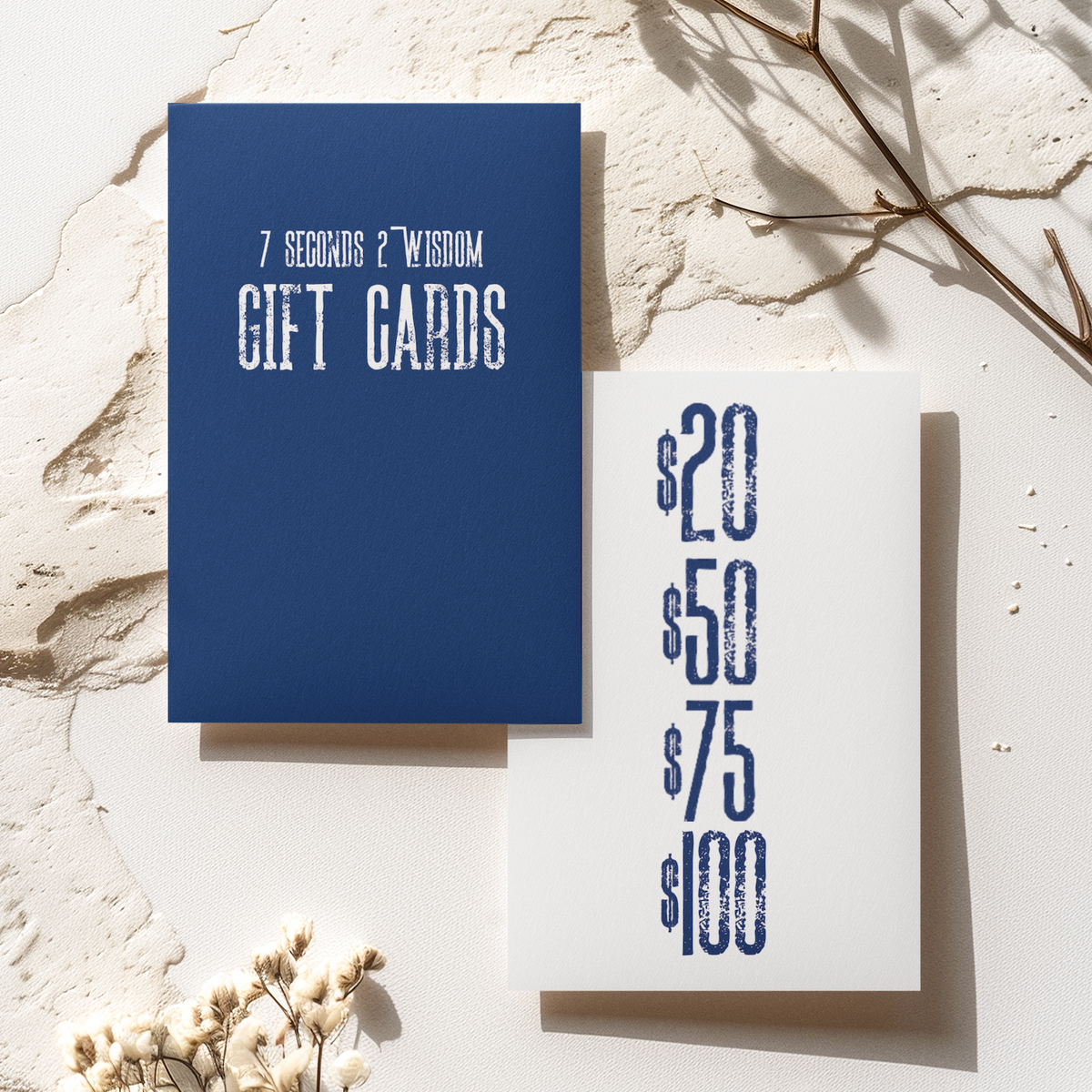 7 Seconds 2 Wisdom Gift Card